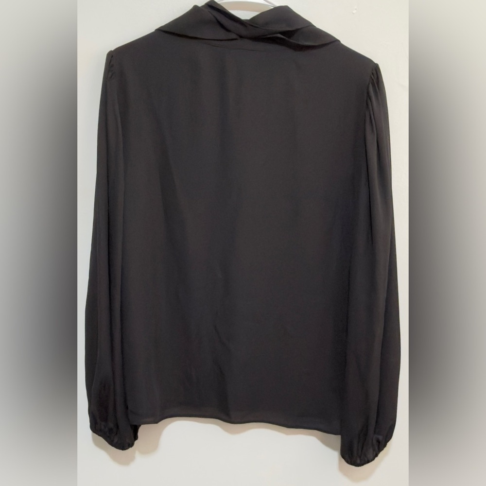 INC International Concepts Black Blouse - Picture 4 of 6
